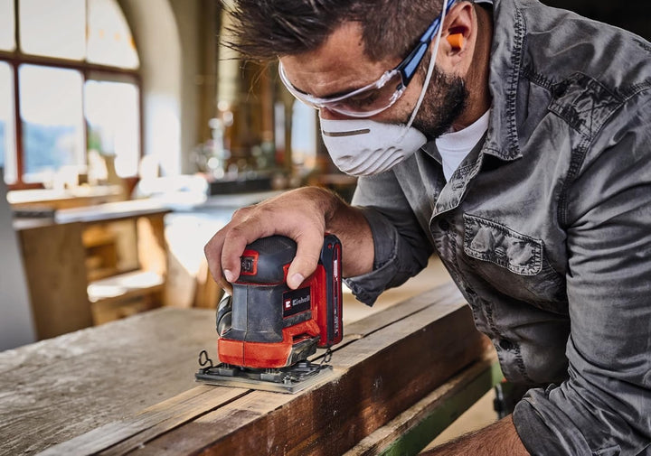 Einhell Akku-Faustschleifer TE-OS 18/113 Li-Solo Power X-Change (18 V, Schwingschleifer, 1,8 mm Schw