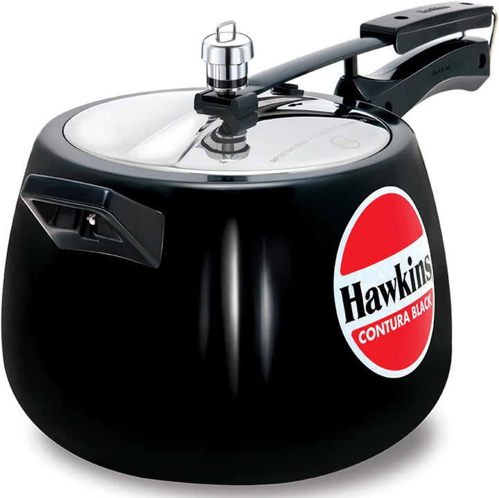HAWKINS CB65 Schnellkochtopf, Harteloxiertes Aluminium, 6.5 liters, Contura Schwarz 6.5-Liter, 6.5-L