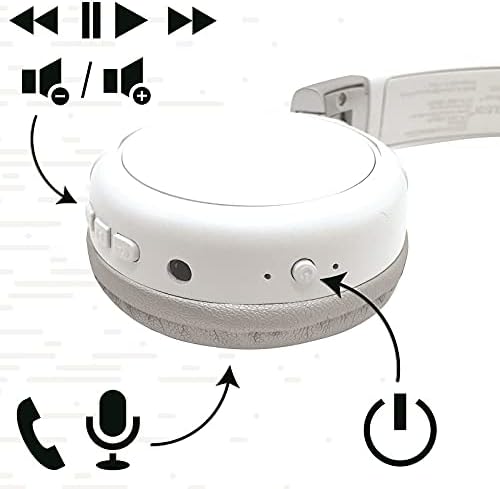 Lexibook HPBT010S Acoustix 2-in-1-Bluetooth-Kopfhörer-Stereo Wireless Wired, faltbar, verstellbar, b