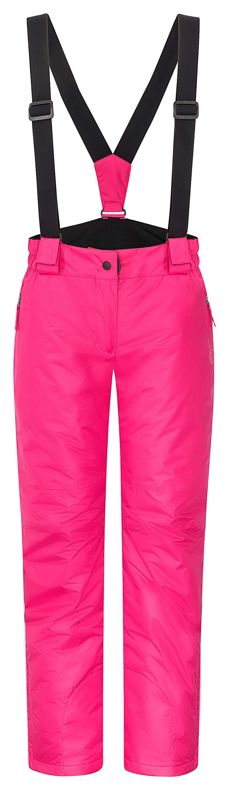 icefeld Damen Winterhose/Thermohose/Schneehose PFC frei L Skihose Pink_, L Skihose Pink_