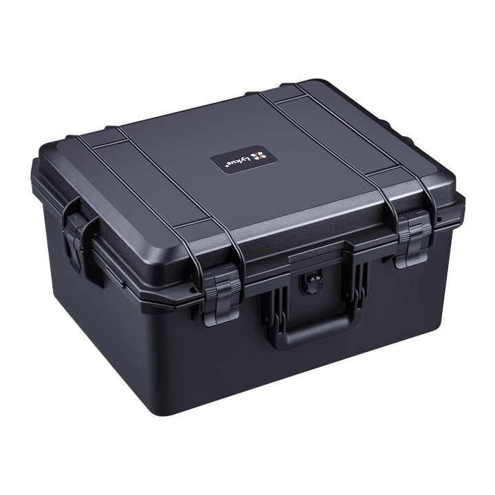 Lykus HC-4630 Wasserdicht Koffer mit anpassbar Rasterschaumstoff, Innengrösse 46x36x24 cm, Geeignet