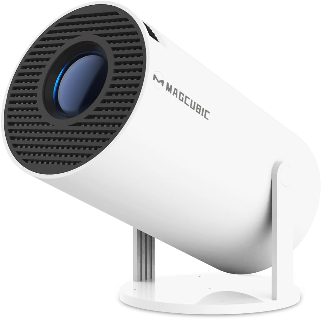 Mini Beamer 4K Unterstützt Android 11, Smart Projector 5G WiFi 6 BT 5.0, Mini Projektor Full HD 1080