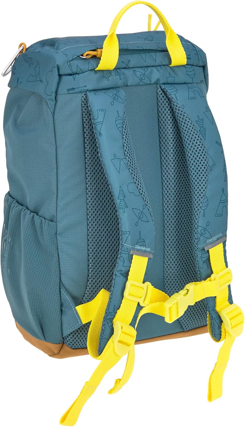 LÄSSIG 1203023400 Kinder Wanderrucksack Kinderrucksack Ausflug & Kinder Brotdose Edelstahl Lunchbox