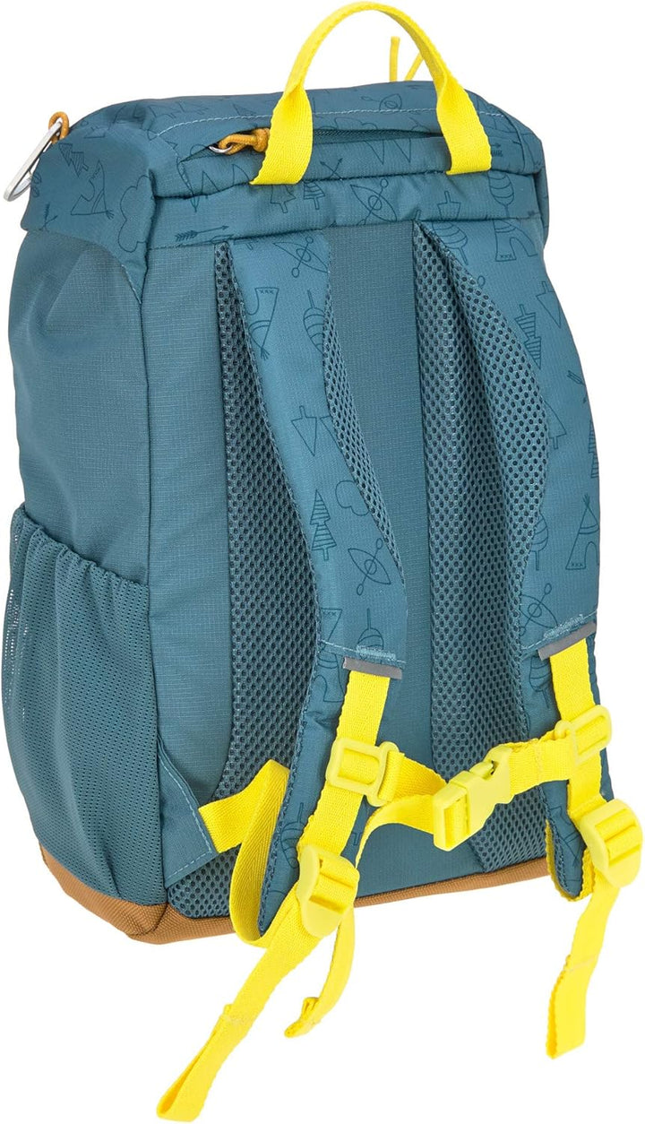 LÄSSIG 1203023400 Kinder Wanderrucksack Kinderrucksack Ausflug & Kinder Brotdose Edelstahl Lunchbox