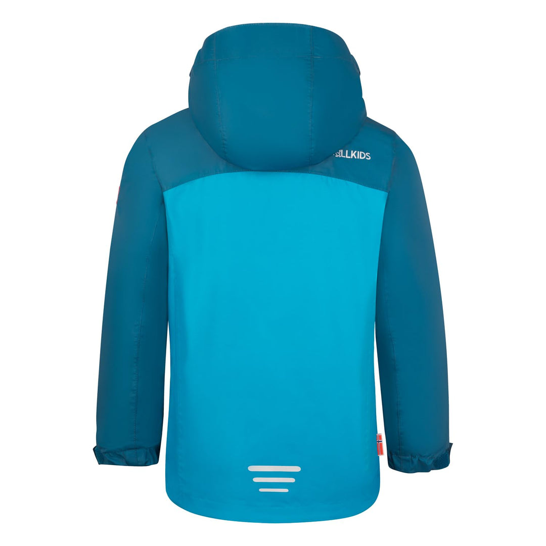Trollkids Girls Bryggen 3in1 Jacket 104 Harbor Blue, 104 Harbor Blue