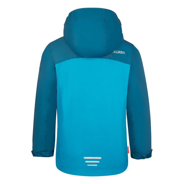 Trollkids Girls Bryggen 3in1 Jacket 104 Harbor Blue, 104 Harbor Blue