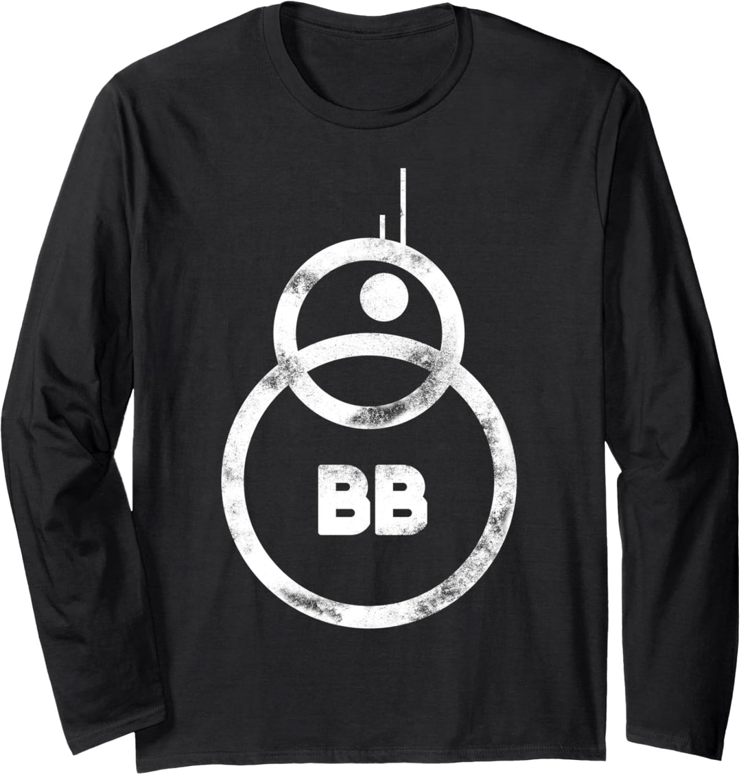 Star Wars The Force Awakens BB-8 Simple Logo Langarmshirt