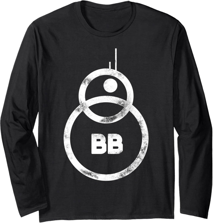 Star Wars The Force Awakens BB-8 Simple Logo Langarmshirt