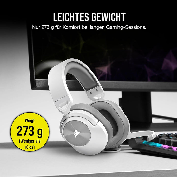 Corsair HS55 Stereo Gaming Headset White HS55 STEREO Weiss, HS55 STEREO Weiss