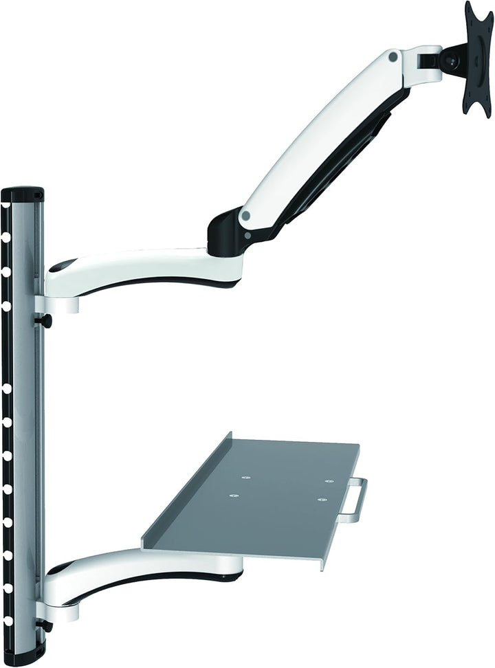 HFTEK - FY02CWS - Monitor Halter Wandhalterung für Bildschirme von 13-27 Zoll mit VESA 75/100 - Tast