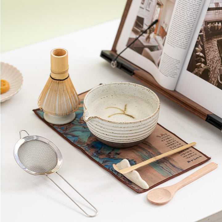 Matcha Set – Macha Tea Set 8 StüCk Matcha Tee Set Mit Matcha Besen Matcha Schale Matcha Sieb Schaufe