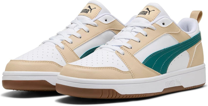 PUMA Unisex DivecatBadeschuhe 36 EU Toasted Almond Emerald Ice White Beige Green, 36 EU Toasted Almo