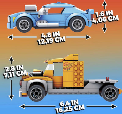 MEGA Construx GYG66 - Hot Wheels Twinduction Hauler Pack, Spielzeug ab 5 Jahren