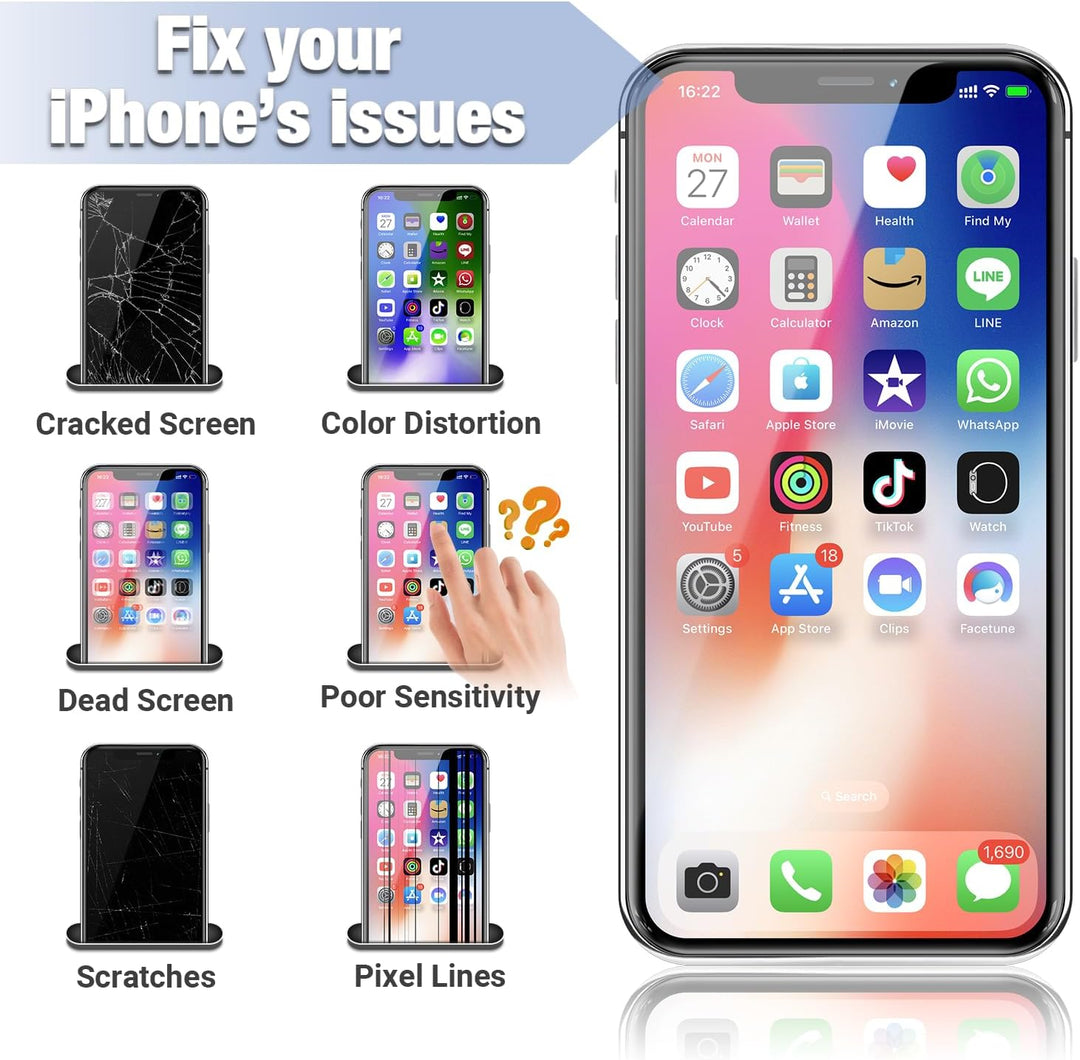 GOLDWANGWANG Display für iPhone 11 Bildschirm Ersatz 6,1 Zoll LCD Display 3D Touch Screen Digitizer