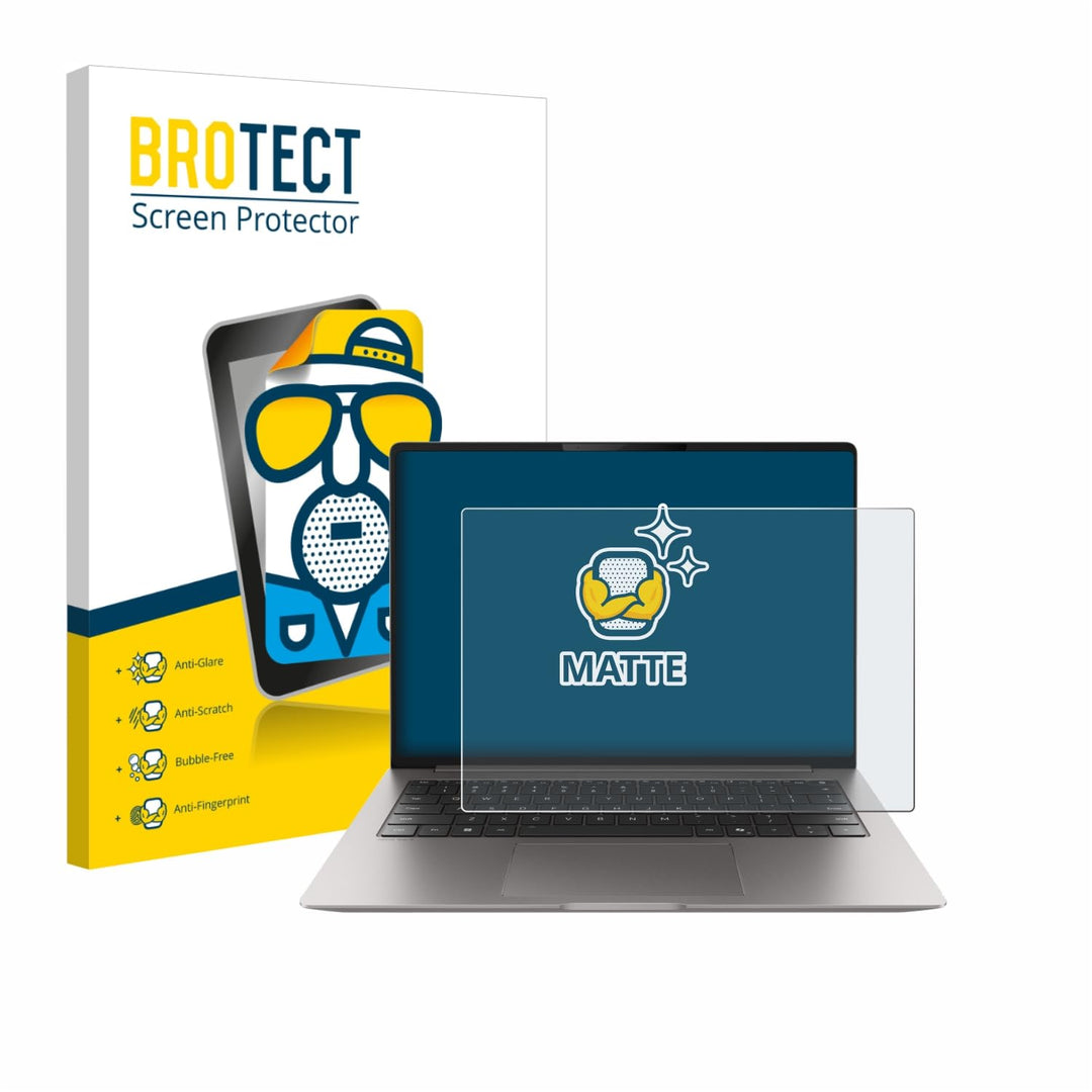 BROTECT Entspiegelungs-Schutzfolie für Honor MagicBook Pro 14 Matte Displayschutz-Folie, Anti-Reflex