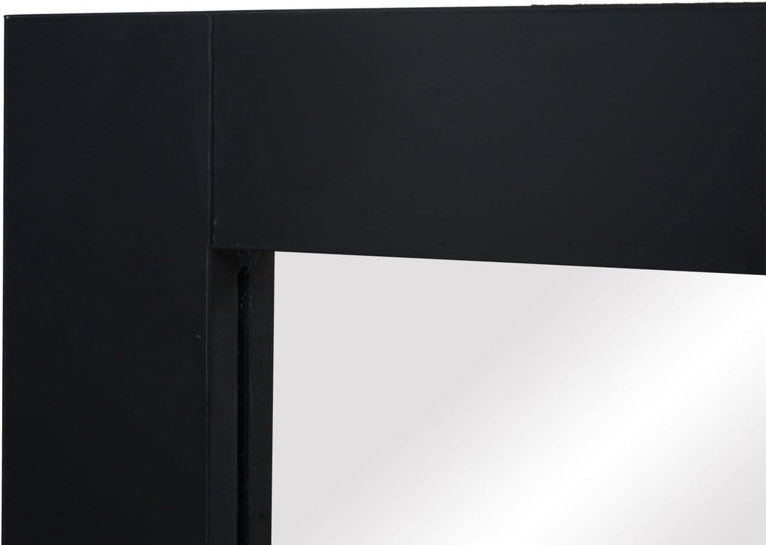 Mendler Wandspiegel HWC-L86, Badezimmer Badspiegel Spiegel Badmöbel, MVG-Zertifiziert 72x52cm - schw