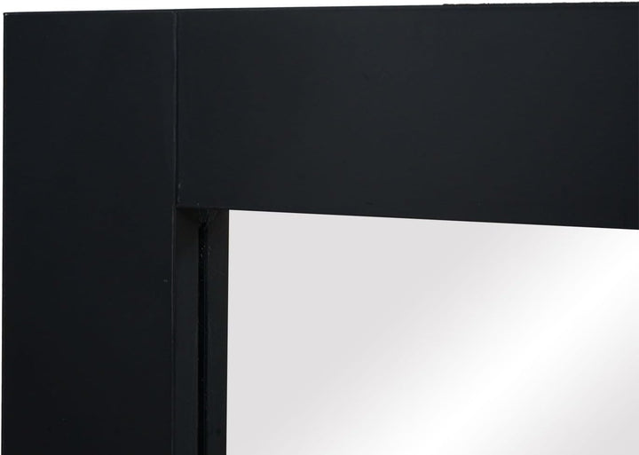 Mendler Wandspiegel HWC-L86, Badezimmer Badspiegel Spiegel Badmöbel, MVG-Zertifiziert 72x52cm - schw