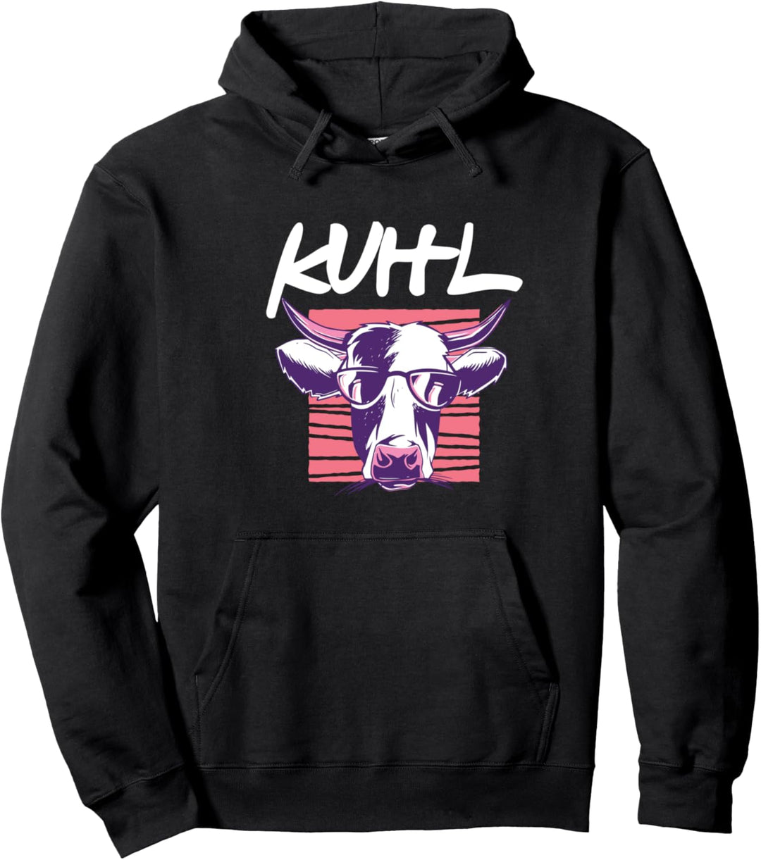 Landwirt Kuh Kuhl Sonnenbrille Bauer Geschenk Pullover Hoodie