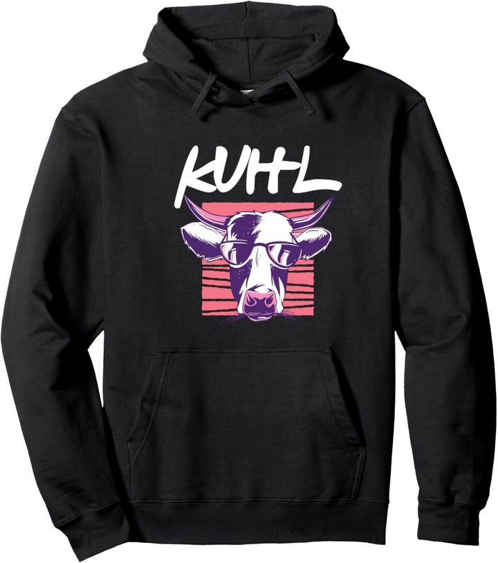 Landwirt Kuh Kuhl Sonnenbrille Bauer Geschenk Pullover Hoodie