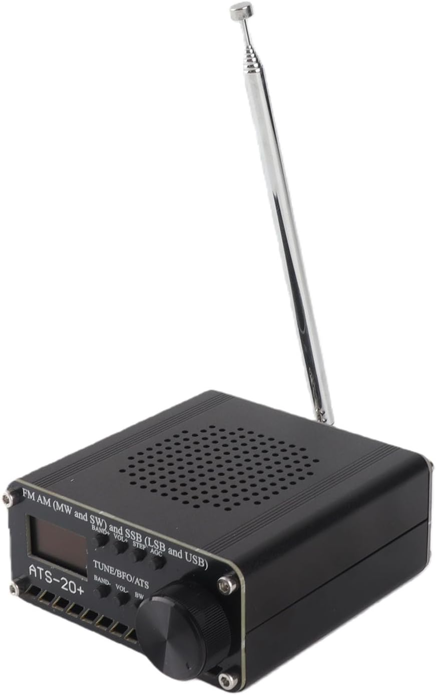 ATS 20+ Vollband Funkempfänger FM AM LW SW SSB, Tragbarer Kleiner Weltband Digitalempfänger mit Hohe