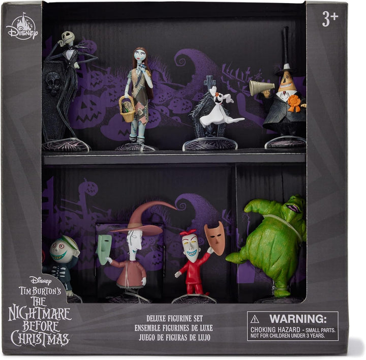 Disney Store Official - Tim Burtons Nightmare Before Christmas - Spielzeugfigurenset - 8 Spielzeuge