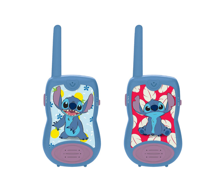Lexibook, Disney Stitch, Talkies-Walkies 200m, Kommunikationsspiel für Kinder, 2 Kommunikationskanäl
