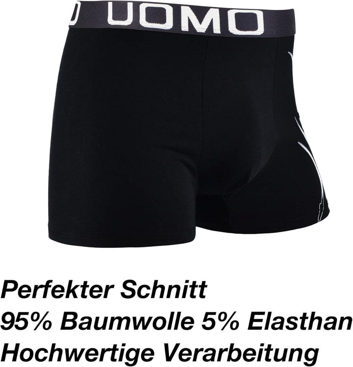 L&amp;K 10er Pack Herren Boxershorts Men Retroshorts mit tollem Muster Baumwolle 1102 3XL 1114-8er Pack,
