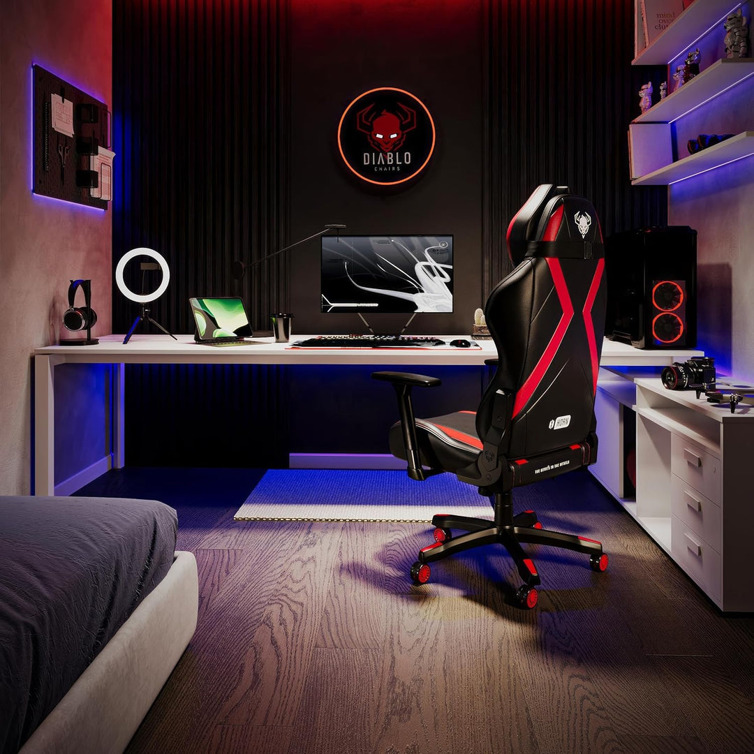 Diablo Gaming Stuhl X-Horn 2.0 Bürostuhl Gamer Chair Schreibtischstuhl 3D Armlehnen Ergonomisches De