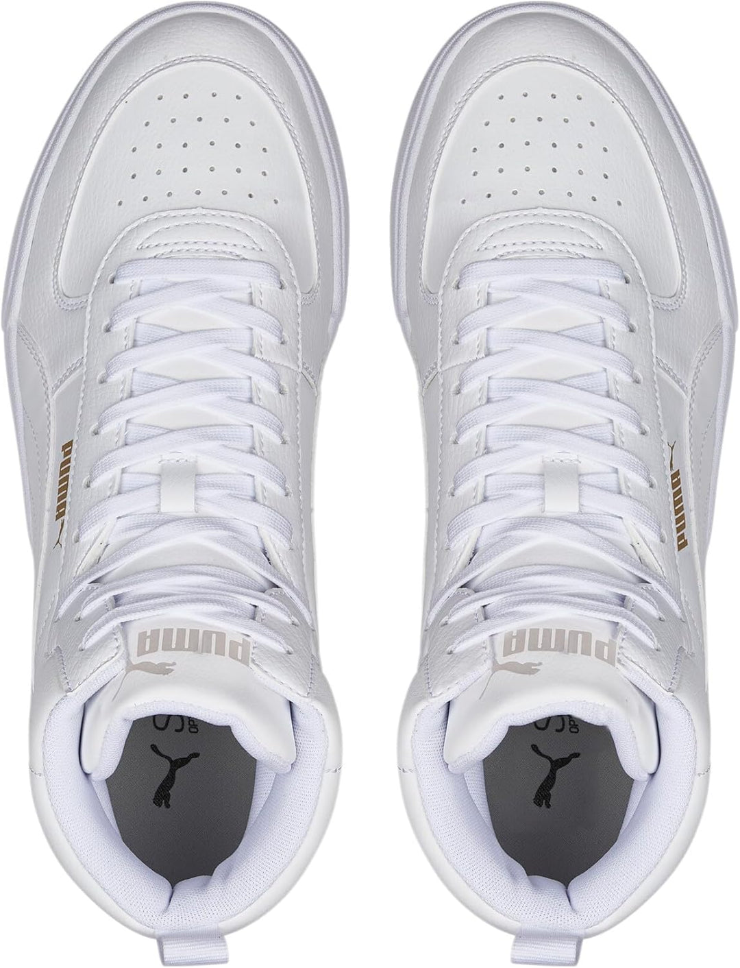 Puma Jungen Puma Caven 2.0 MidSneaker 37.5 EU Puma White Puma White Puma Team Gold Gray Violet, 37.5