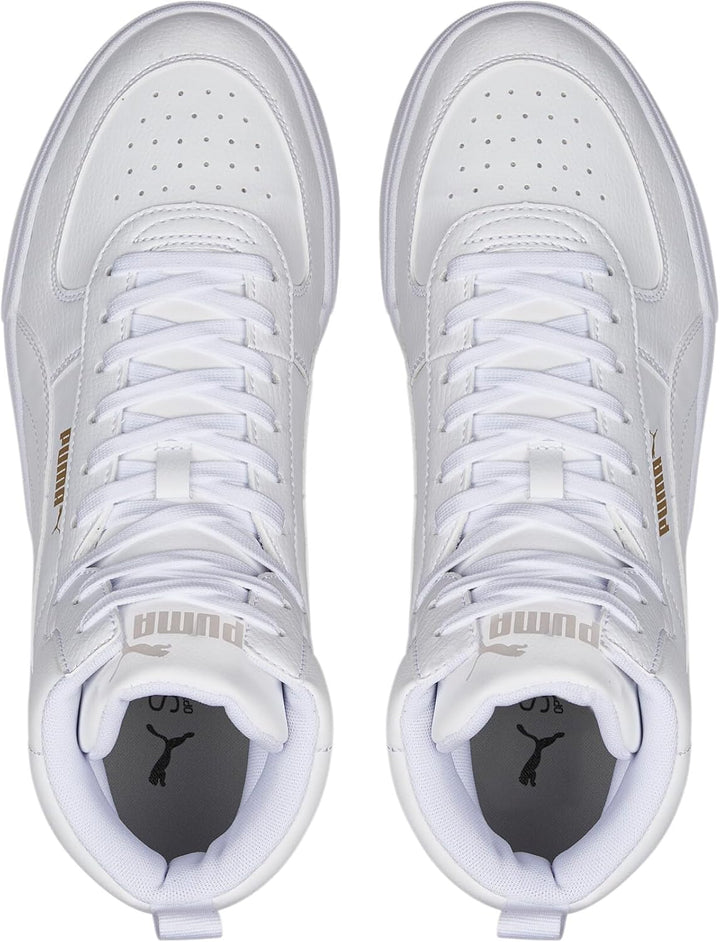Puma Jungen Puma Caven 2.0 MidSneaker 37.5 EU Puma White Puma White Puma Team Gold Gray Violet, 37.5