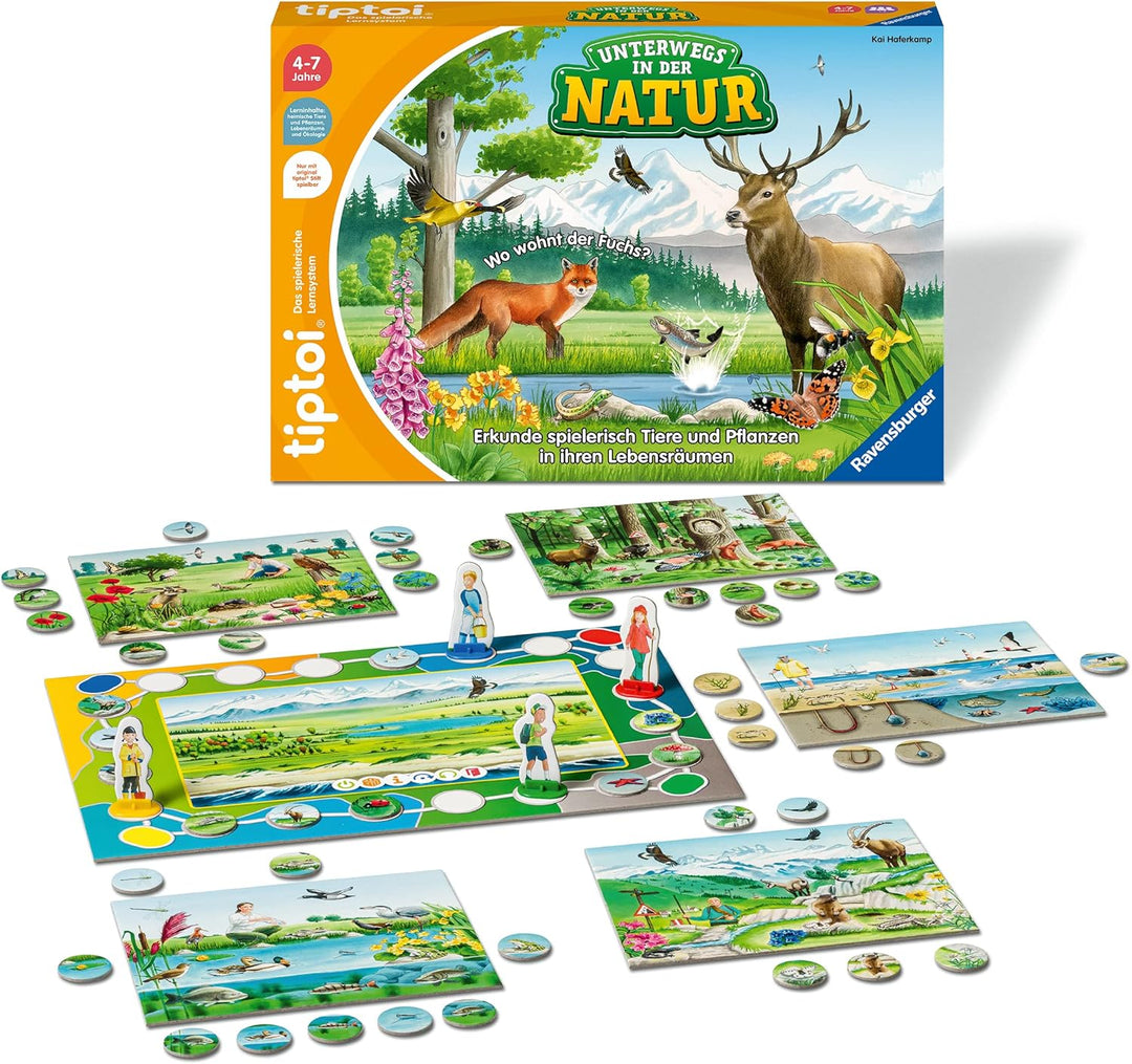 Ravensburger 00121 tiptoi® Unterwegs in der Natur, Yellow