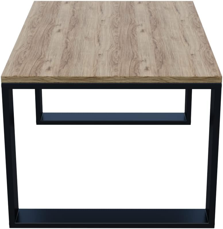 AKKE Couchtisch Wohnzimmertisch Beistelltisch Tisch Für Wohnzimmer Ancient Oak 80 x 60 x 55 L:80cm x