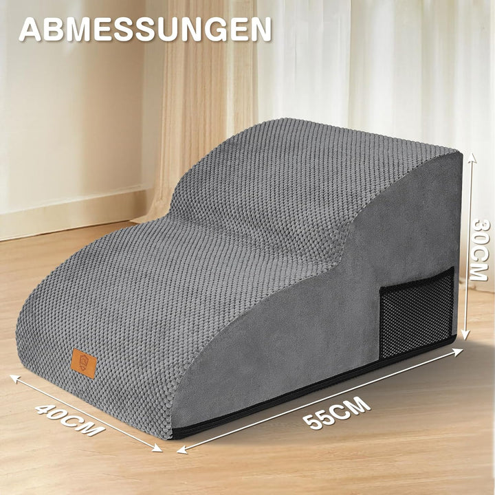 Zvonema Hundetreppe, rutschfeste Haustiertreppe, Hundetreppe für Kleine Hunde und Katzen, Hunderampe