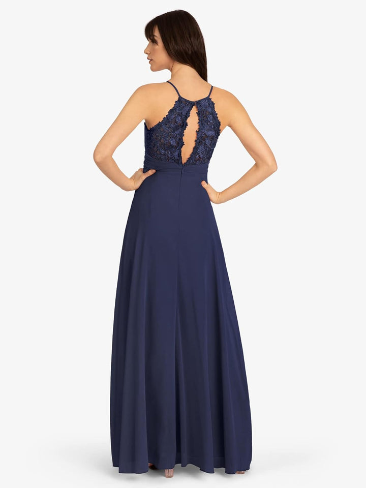 APART Fashion Damen Abendkleider Dress S Navy, S Navy