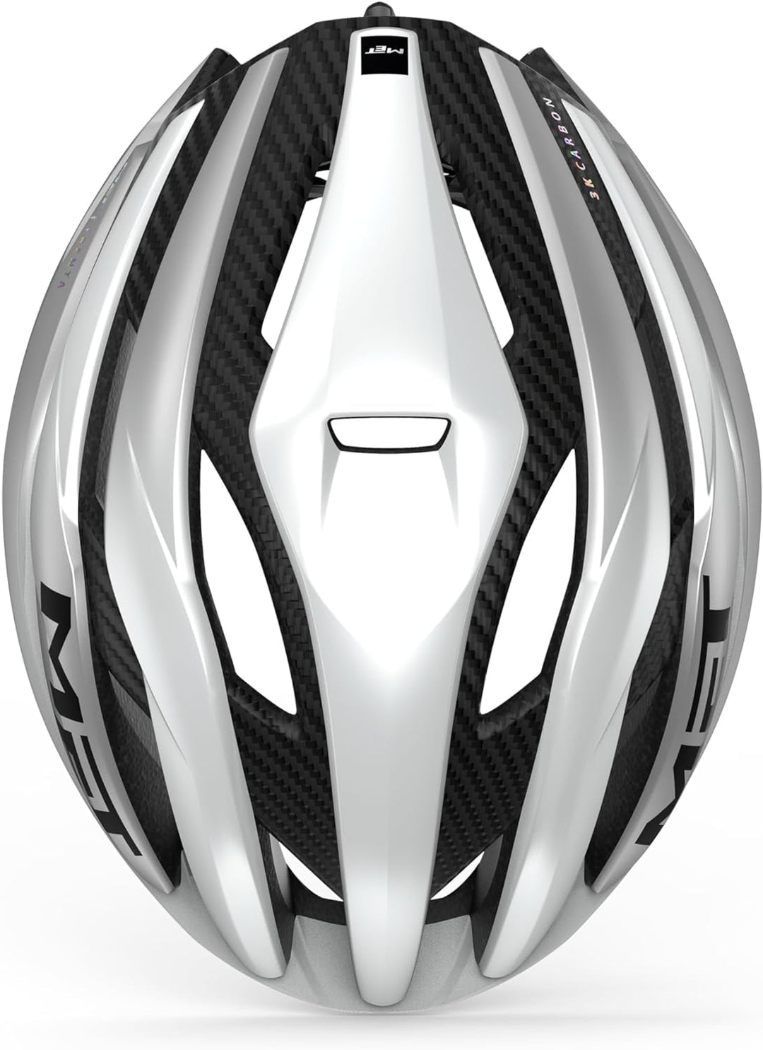 MET Trenta 3K Carbon MIPS Helm weiss/grau Einheitsgrösse, Einheitsgrösse