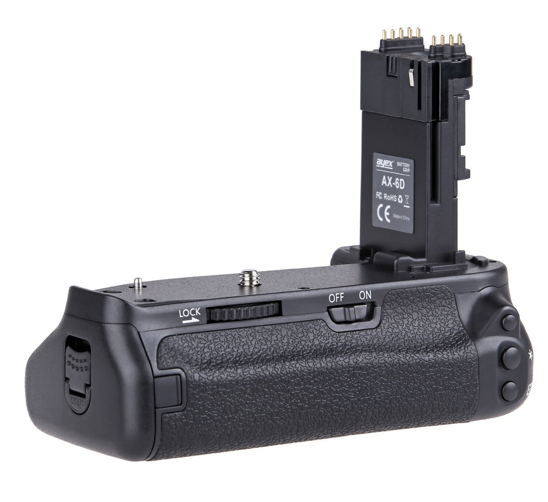 ayex Batteriegriff Kompatibel mit Canon EOS 6D ähnlich BG-E13 Akkugriff optimal zum fotografieren im