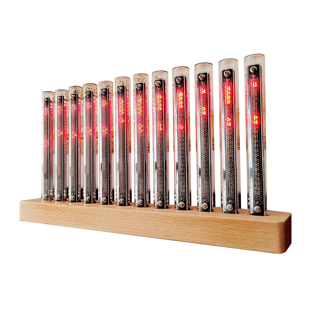 LED Nixie Uhr, Nixie Röhrenuhr Tube Clock, Musik Rhythmus Licht, Verschiedene Rhythmusstile, Einstel