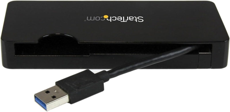 StarTech.com USB 3.0 Universal Laptop Mini Dockingstation mit HDMI oder VGA, Gigabit Ethernet, USB 3
