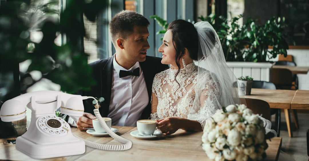 Audio-Gästebuch Hochzeitstelefon, Audio-Telefon-Gästebuch, Hinterlassen Sie eine Nachricht Telefon f