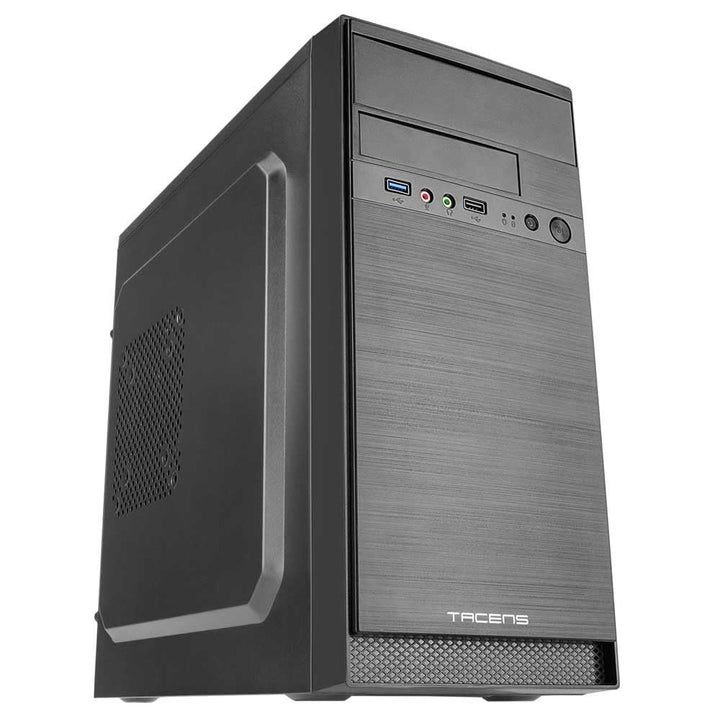Tacens Anima AC4 - PC Gehäuse, Mini Tower, microATX, Aluminiumoberfläche, USB 3.0, AC4