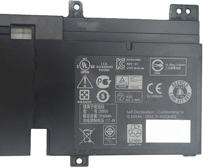 3V806 Laptop Batterie Ersatz für Dell Alienware Echo 13 QHD 13 ALW13ED-1608 ALW13ED-2608 ALW13ED-280