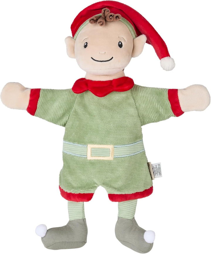 Sterntaler Handpuppe Wichtel, Kinder- und Babyspielzeug, weicher Flausch, süsses Halstuch, wattiert