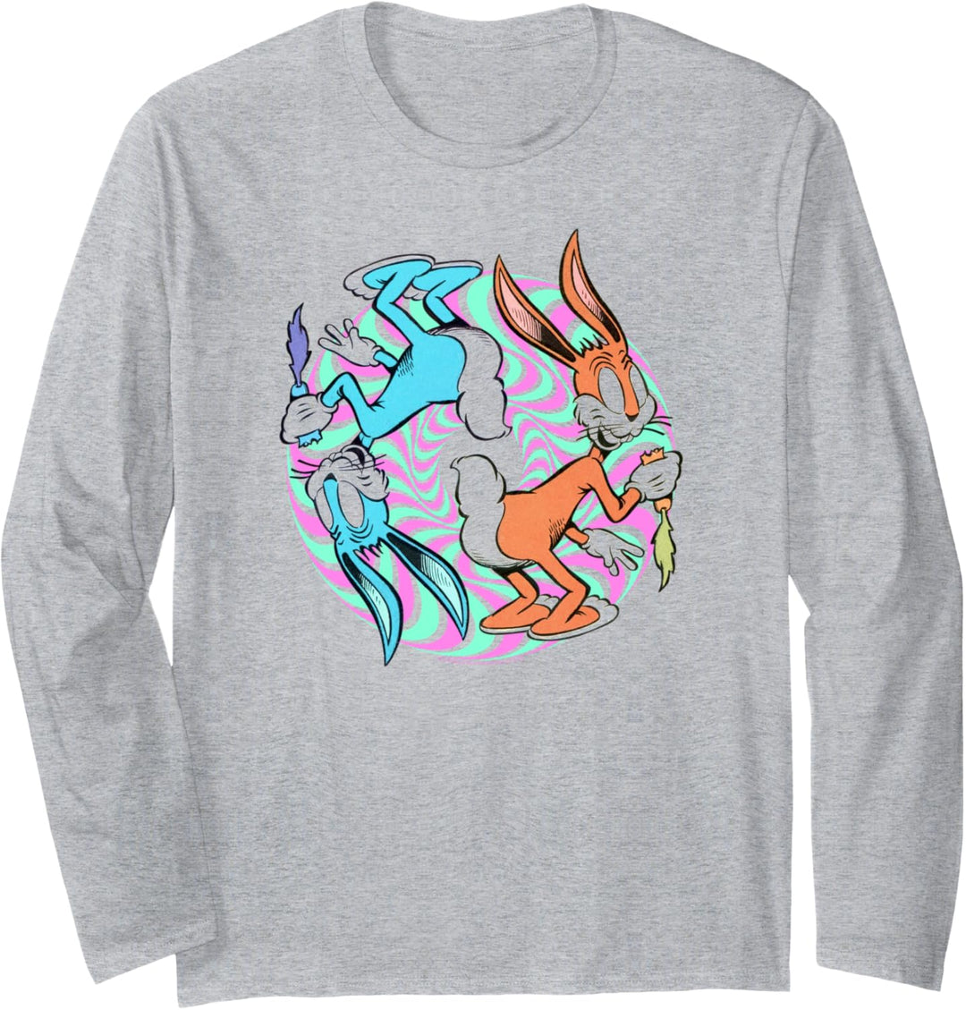 Looney Tunes Bugs Bunny Wacky Wabbit Langarmshirt