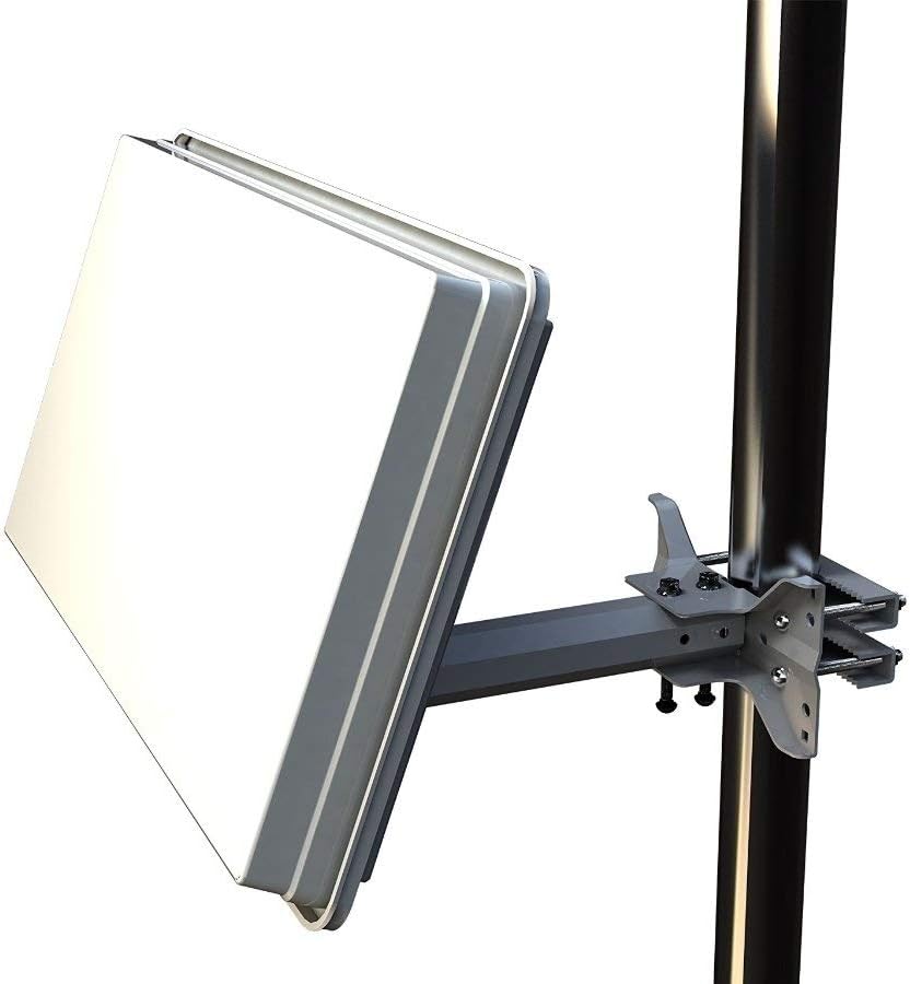 HMP Selfsat H30D1 Sat Flachantenne mit Fensterdurchführung weiss