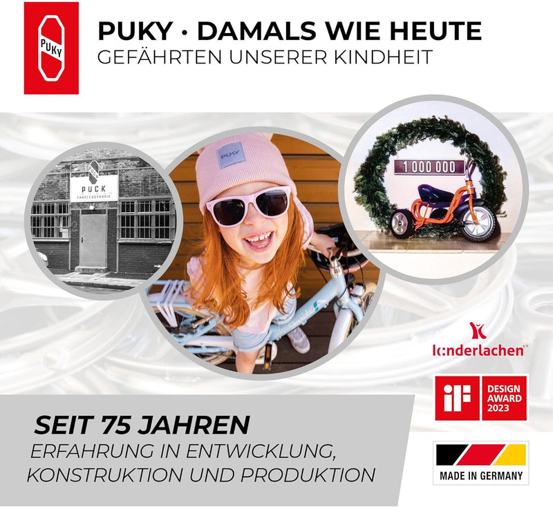 PUKY SPIN | Hochwertiger Roller für Kinder 5+ | One Piece Bar Aluminium-Lenker | 100mm PU Rollen | L