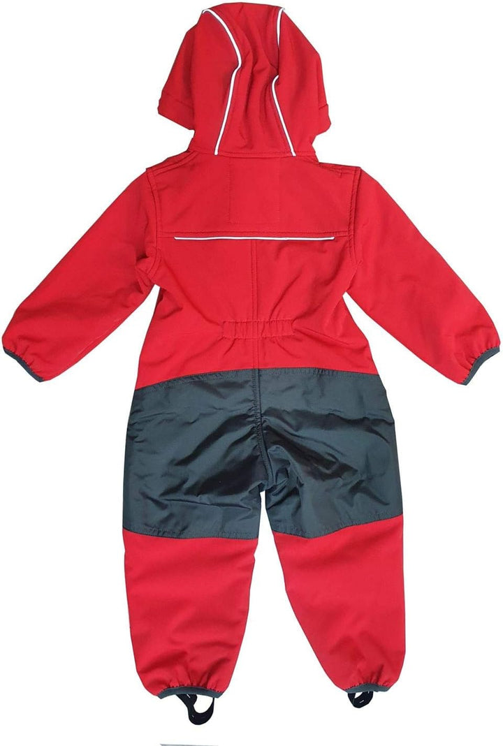 Outburst - Baby Kinder Jungen Softshell-Overall Schneeanzug gefüttert wasserdicht 10.000 mm Wassersä