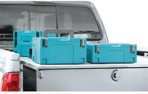 Makita 191X80-2 Makpac Werkzeugkasten mit transparentem Deckel und Einsätzen