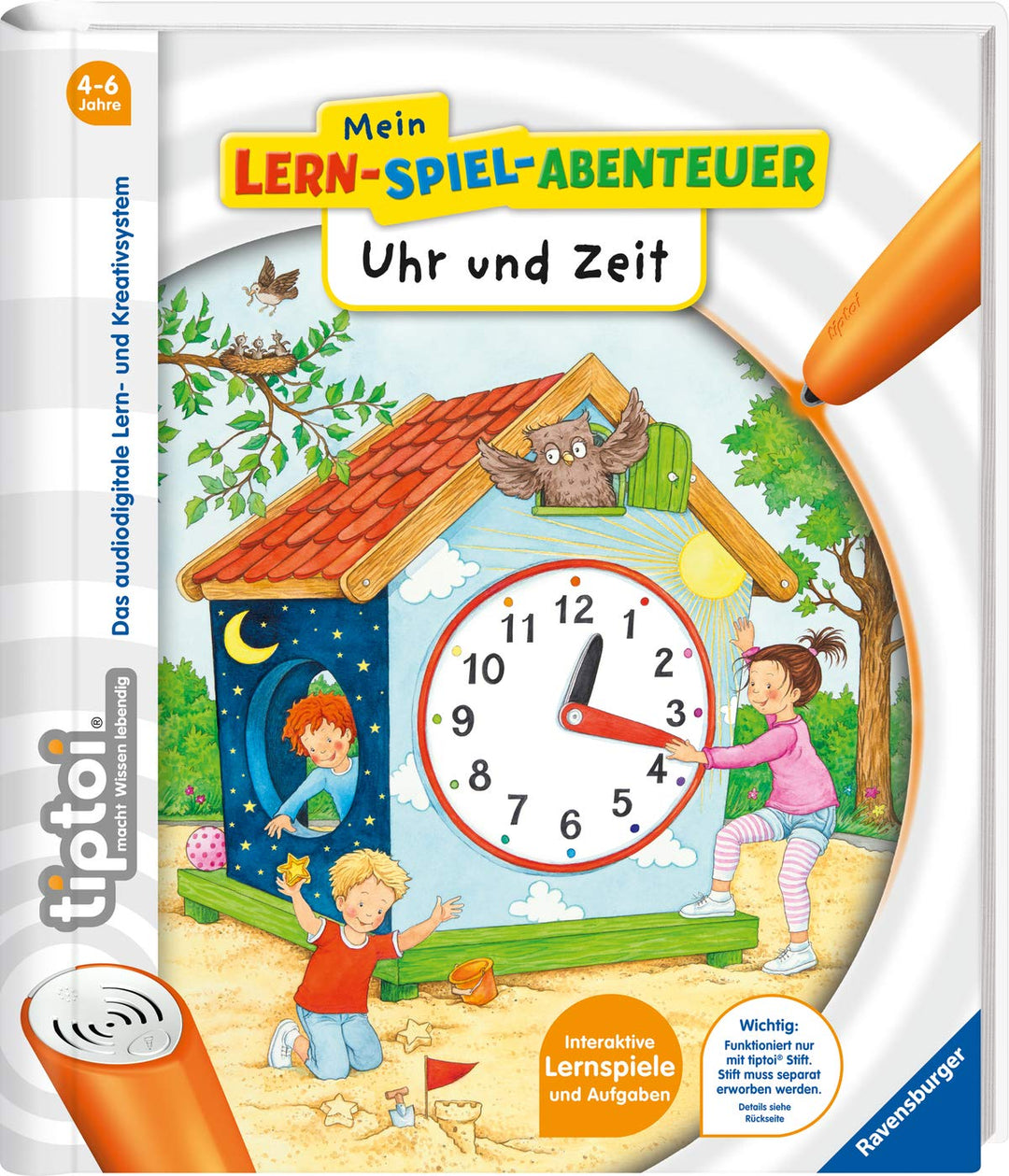 tiptoi® Uhr und Zeit (tiptoi® Mein Lern-Spiel-Abenteuer), Spiralbindung