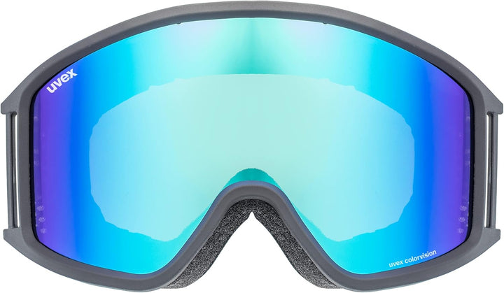 uvex Unisex G.gl 3000 Cv Skibrille (1er Pack) Einheitsgrösse black mat/blue-green, Einheitsgrösse bl