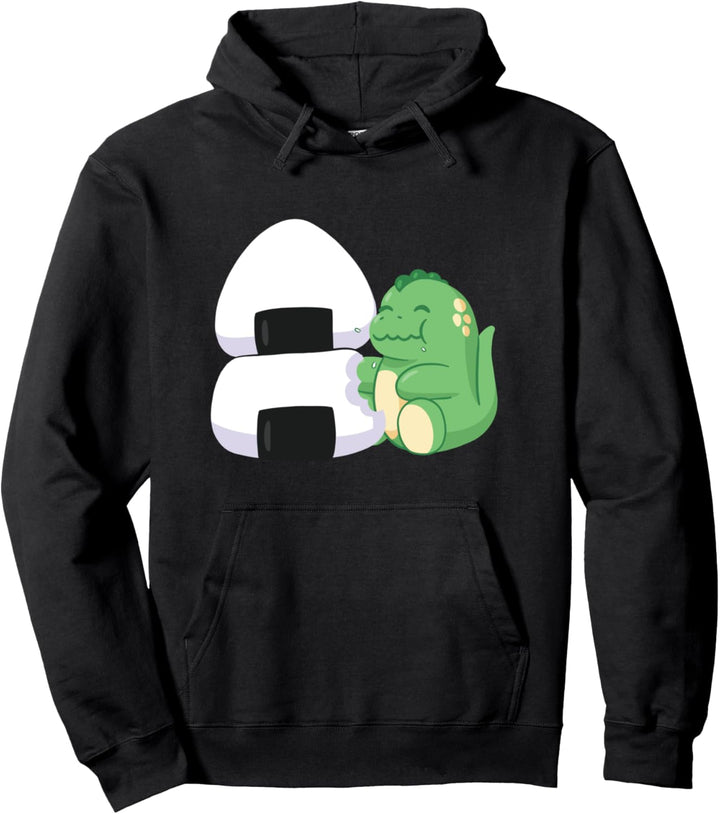 Niedliche Eidechsen-Reiskugeln essen Essen Sushi Pullover Hoodie